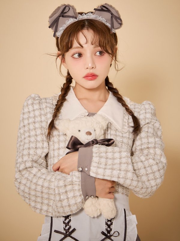 画像17: 【SALE!!】【即日発送！】【ハロウィン】ベアメイドワンピース 【コスプレ4点セット】 【S-XLサイズ/1カラー】[HC03]