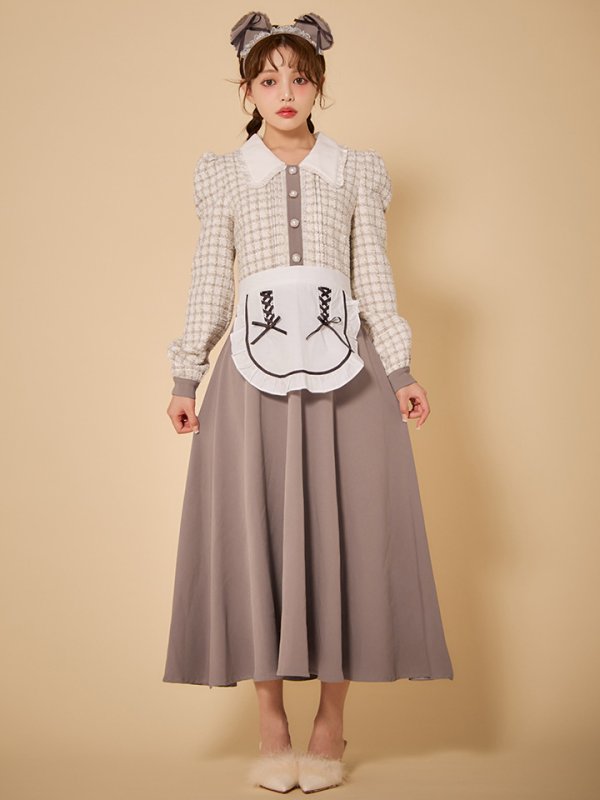 画像4: 【SALE!!】【即日発送！】【ハロウィン】ベアメイドワンピース 【コスプレ4点セット】 【S-XLサイズ/1カラー】[HC03]