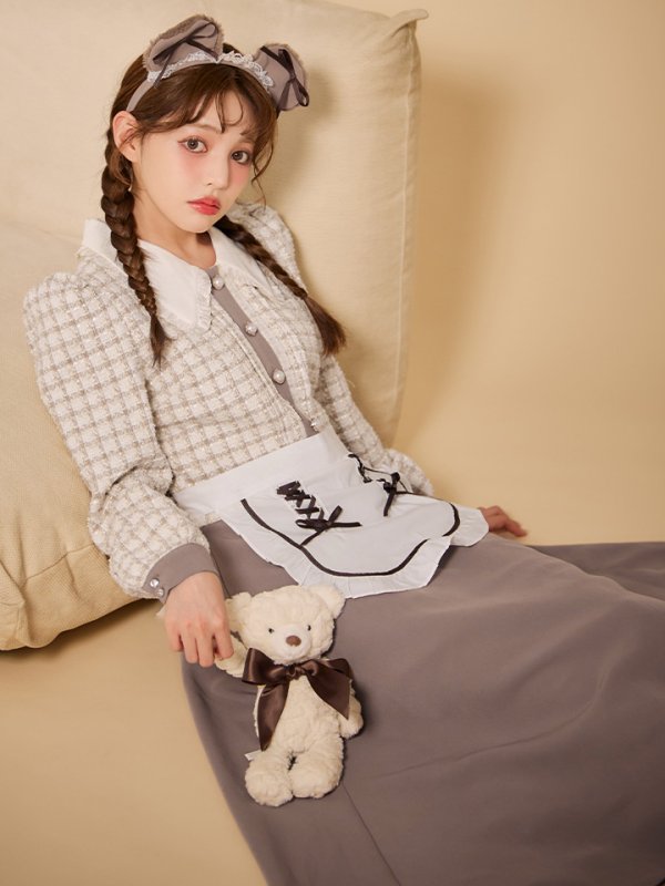 画像8: 【SALE!!】【即日発送！】【ハロウィン】ベアメイドワンピース 【コスプレ4点セット】 【S-XLサイズ/1カラー】[HC03]