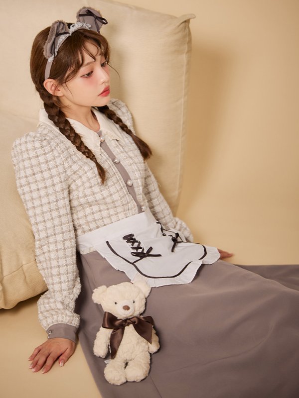 画像9: 【SALE!!】【即日発送！】【ハロウィン】ベアメイドワンピース 【コスプレ4点セット】 【S-XLサイズ/1カラー】[HC03]