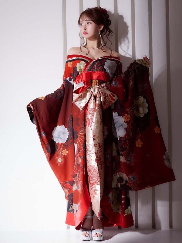 画像7: 【一部予約商品/2月上旬発送予定】【ハロウィン】花魁ショートインロングワンピース 【コスプレ】【S-XLサイズ/2カラー】[HC03]