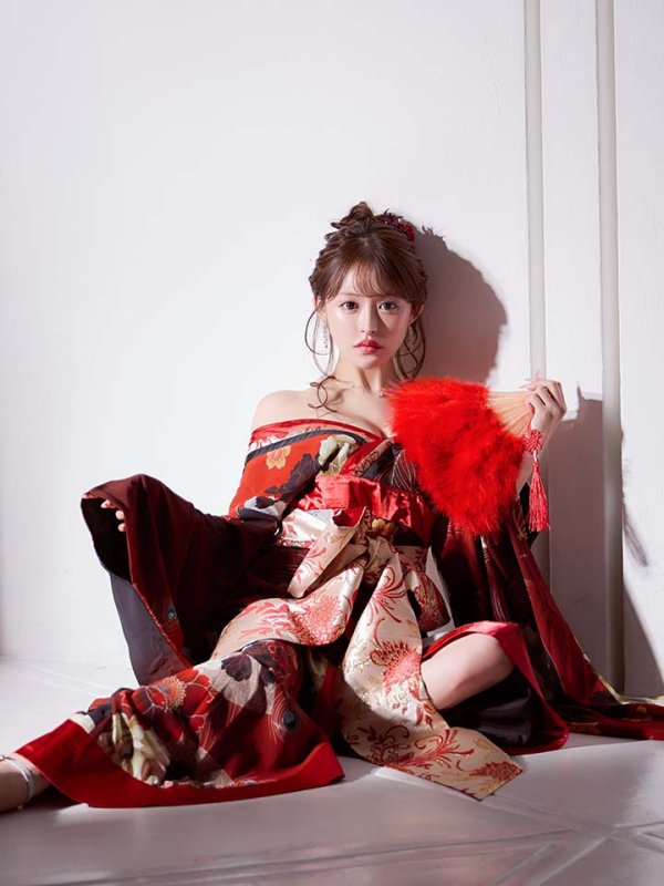 画像21: 【一部予約商品/2月上旬発送予定】【ハロウィン】花魁ショートインロングワンピース 【コスプレ】【S-XLサイズ/2カラー】[HC03]