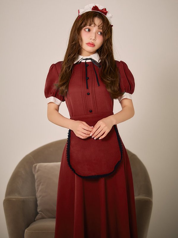 画像29: 【SALE!!】【ハロウィン】クラシカル洋館メイド 【コスプレ3点セット】 【S-XLサイズ/1カラー】[OF01]