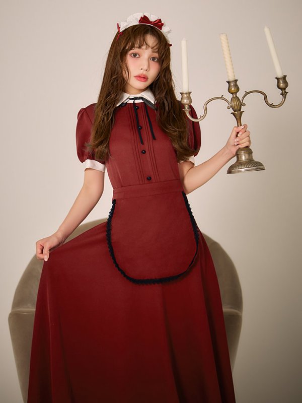 画像32: 【SALE!!】【ハロウィン】クラシカル洋館メイド 【コスプレ3点セット】 【S-XLサイズ/1カラー】[OF01]