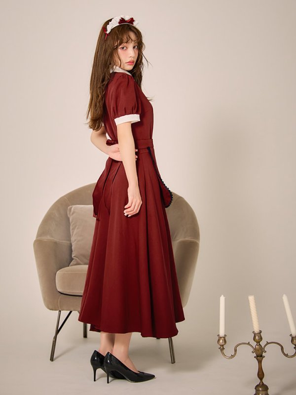 画像33: 【SALE!!】【ハロウィン】クラシカル洋館メイド 【コスプレ3点セット】 【S-XLサイズ/1カラー】[OF01]