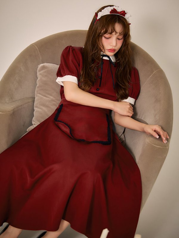 画像35: 【SALE!!】【ハロウィン】クラシカル洋館メイド 【コスプレ3点セット】 【S-XLサイズ/1カラー】[OF01]