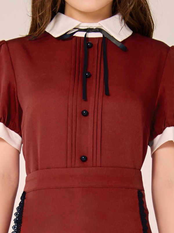 画像37: 【SALE!!】【ハロウィン】クラシカル洋館メイド 【コスプレ3点セット】 【S-XLサイズ/1カラー】[OF01]