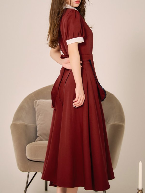 画像39: 【SALE!!】【ハロウィン】クラシカル洋館メイド 【コスプレ3点セット】 【S-XLサイズ/1カラー】[OF01]