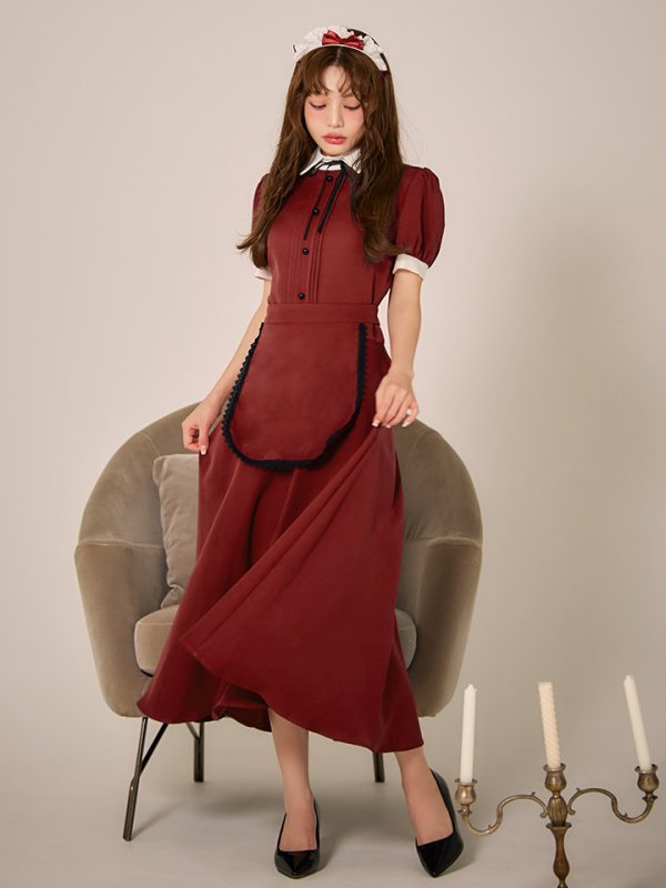 画像24: 【SALE!!】【ハロウィン】クラシカル洋館メイド 【コスプレ3点セット】 【S-XLサイズ/1カラー】[OF01]