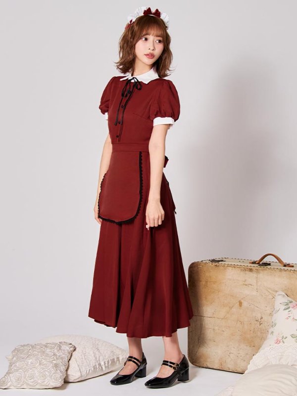 画像3: 【SALE!!】【ハロウィン】クラシカル洋館メイド 【コスプレ3点セット】 【S-XLサイズ/1カラー】[HC03]