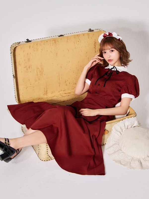 画像5: 【SALE!!】【ハロウィン】クラシカル洋館メイド 【コスプレ3点セット】 【S-XLサイズ/1カラー】[HC03]