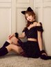 画像14: 【即日発送】【ハロウィン】キャットオフショルビジューセットアップ【コスプレ6点セット】【XS-Lサイズ/3カラー】[OF04/OF03]