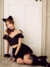 画像8: 【即日発送】【ハロウィン】キャットオフショルビジューセットアップ【コスプレ6点セット】【XS-Lサイズ/3カラー】[OF04/OF03]