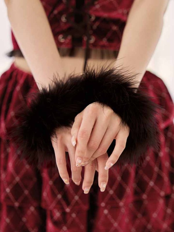 画像16: 【即日発送】【ハロウィン】キャットオフショルビジューセットアップ【コスプレ6点セット】【XS-Lサイズ/3カラー】[HC03]