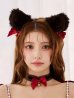 画像17: 【即日発送】【ハロウィン】キャットオフショルビジューセットアップ【コスプレ6点セット】【XS-Lサイズ/3カラー】[OF04]