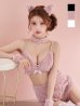 画像1: 【即日発送】【ハロウィン】ビジューファーキャットパンツセットアップ【コスプレ6点セット】【XS-Lサイズ/3カラー】[OF04] (1)