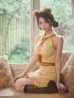 ベージュ　モデル：ももか　身長156cm　着用サイズ：Sサイズ