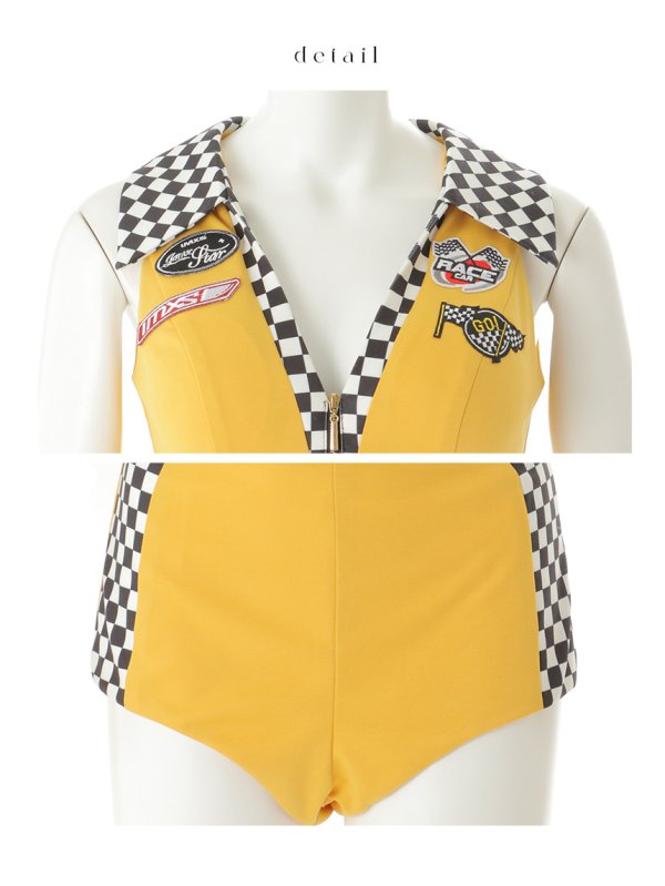 画像41: 【即日発送】【ハロウィン】レースクイーンセットアップ【コスプレ3点セット】【XS-Lサイズ/2カラー】[HC03]