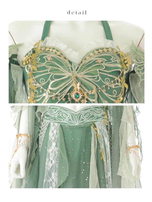 画像37: 【即日発送】【送料無料！】【ハロウィン】エキゾチックエルフ【コスプレ3点セット】【フリーサイズサイズ/2カラー】[HC03]