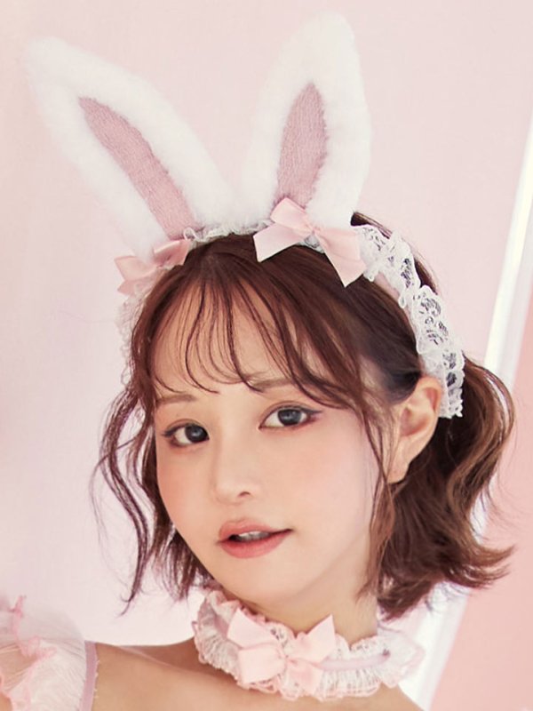 画像27: 【即日発送】【送料無料！】【ハロウィン】ビジューシアーバニーガール【コスプレ6点セット】【XS-Mサイズ/3カラー】[HC03]