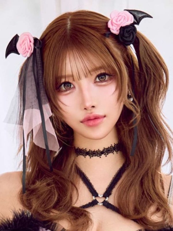 画像18: 【即日発送】【桜咲乃愛コラボ】【ハロウィン】ゴシックデビルワンピース 【コスプレ6点セット】【XS-Mサイズ/1カラー】[OF01]