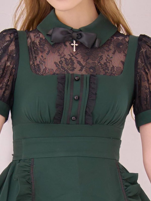 画像12: 【即日発送】【ハロウィン】コウモリクラシカルメイド【コスプレ6点セット】【S-XLサイズ/2カラー】[HC03]