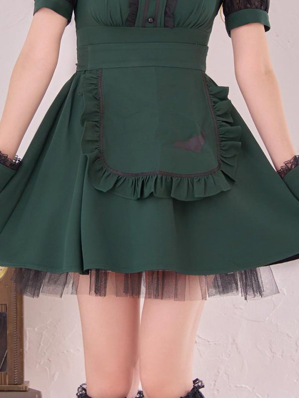 画像13: 【即日発送】【ハロウィン】コウモリクラシカルメイド【コスプレ6点セット】【S-XLサイズ/2カラー】[HC03]