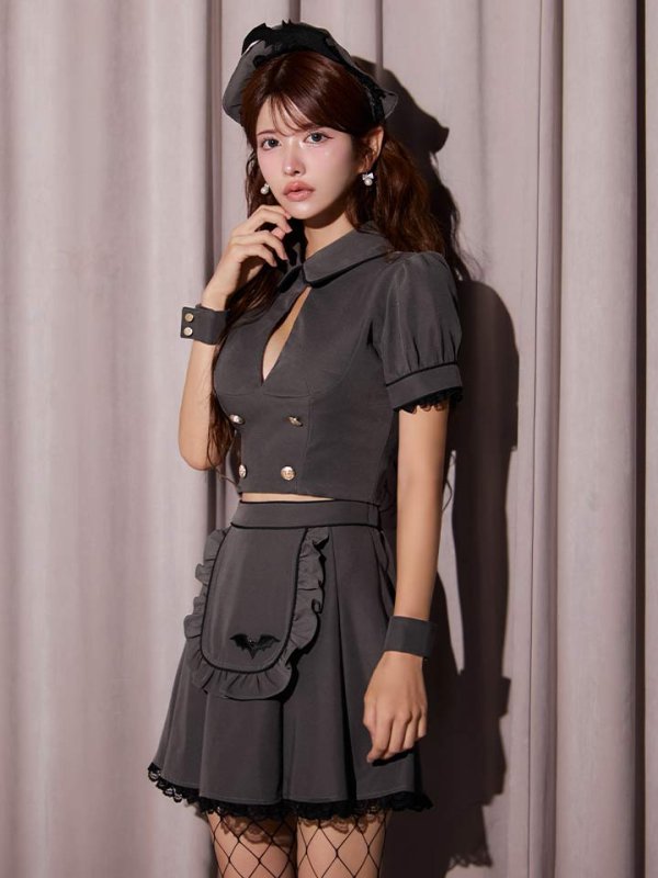 グレー モデル:まりん 身長:163cm 着用サイズ:Sサイズ