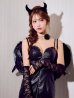 画像11: 【即日発送】【ハロウィン】レザーデビルタイトワンピース【コスプレ7点セット】【XS-Lサイズ/カラー】[OF04]