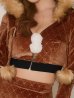 ブラウン　モデル：明日花キララ　身長162cm　着用サイズ：Sサイズ