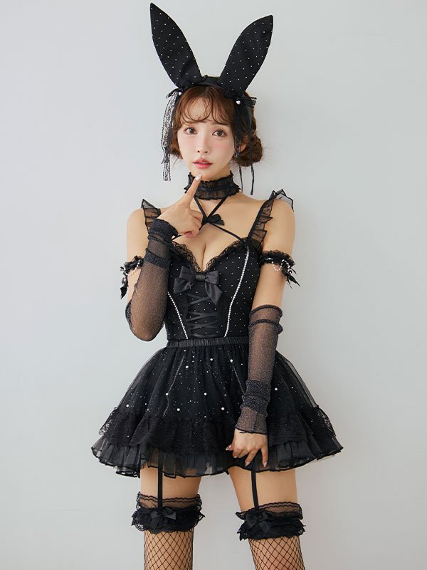 画像7: 【即日発送】【マリームーンコラボ】【ハロウィン】ラメパールシアーチュールスカート / スカート単品【Fサイズ/3カラー】[HC03]