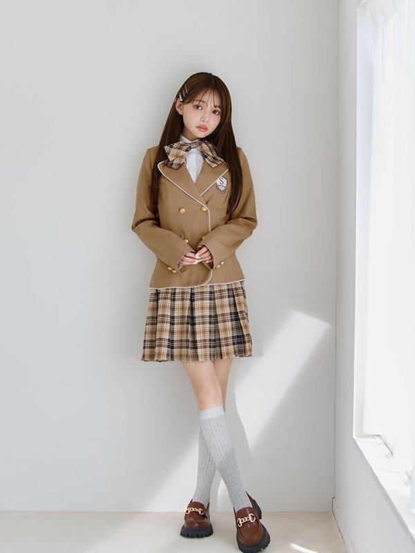 画像10: 【即日発送】【送料無料！】【ハロウィン】韓国JK制服ガール【コスプレ5点セット】【XS-XLサイズ/1カラー】[HC03]