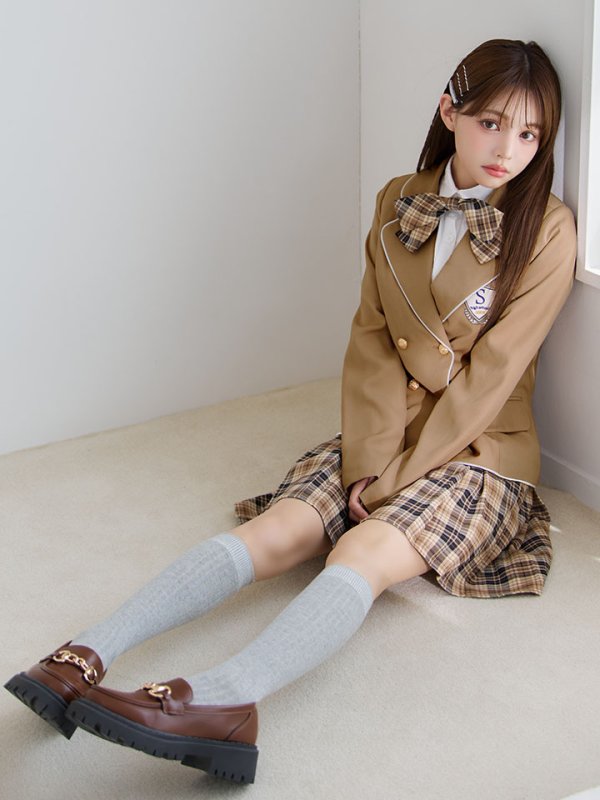 画像3: 【即日発送】【送料無料！】【ハロウィン】韓国JK制服ガール【コスプレ5点セット】【XS-XLサイズ/1カラー】[HC03]