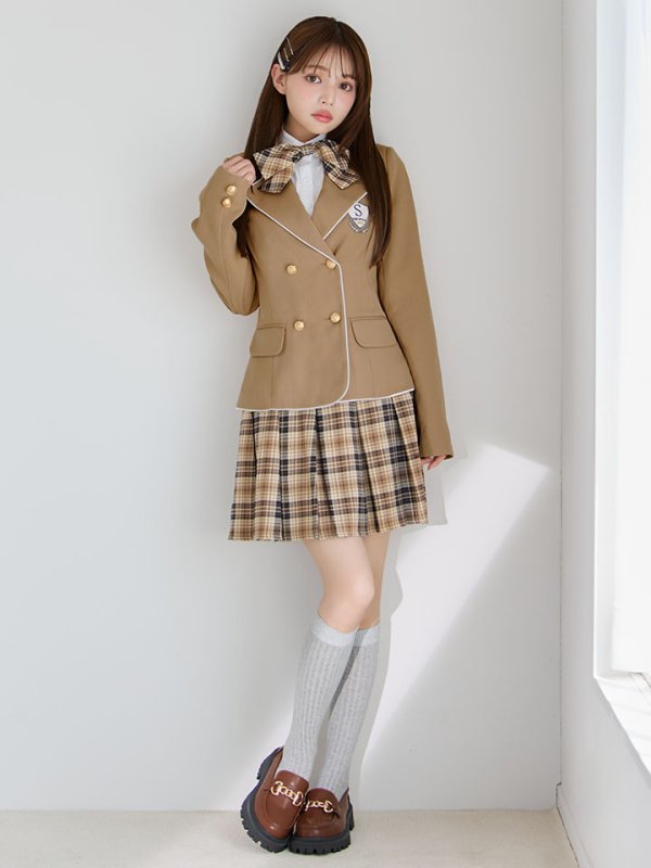 画像4: 【即日発送】【送料無料！】【ハロウィン】韓国JK制服ガール【コスプレ5点セット】【XS-XLサイズ/1カラー】[HC03]