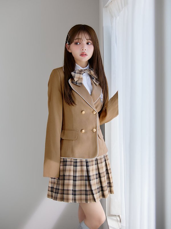 画像6: 【即日発送】【送料無料！】【ハロウィン】韓国JK制服ガール【コスプレ5点セット】【XS-XLサイズ/1カラー】[HC03]