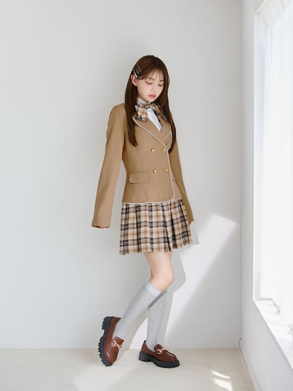 画像7: 【即日発送】【送料無料！】【ハロウィン】韓国JK制服ガール【コスプレ5点セット】【XS-XLサイズ/1カラー】[HC03]