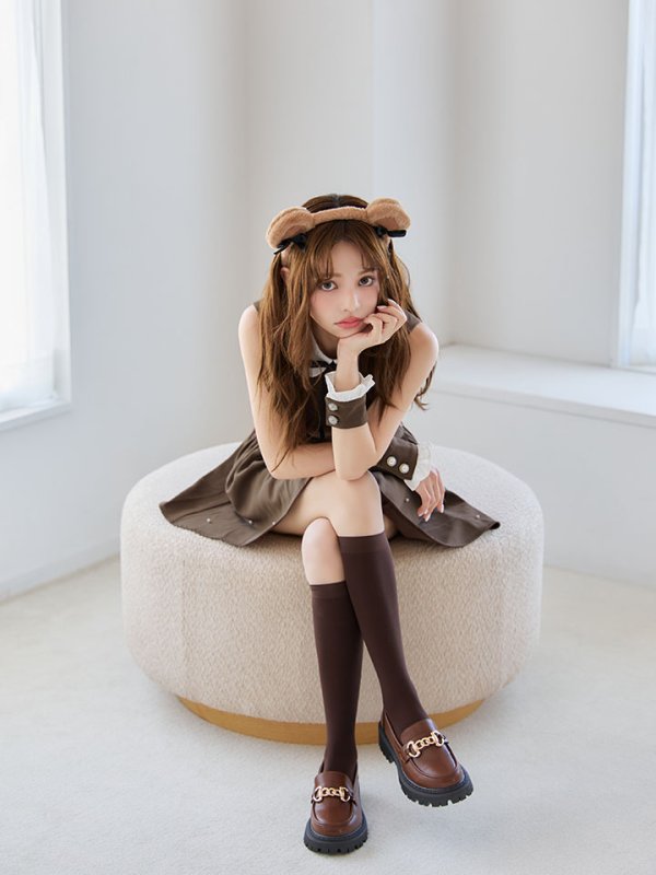 画像17: 【即日発送】【ハロウィン】襟付きノースリーブワンピクマコスプレ【コスプレ4点セット】【XS-Mサイズ/1カラー】[HC03]