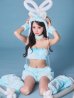 画像1: 【即日発送】【ハロウィン】パステルもこもこバニー【コスプレ7点セット】【フリーサイズ/6カラー】[OF03/OF04] (1)