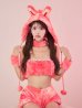 画像1: 【予約 / 9月下旬発送予定】【送料無料！】【ハロウィン】パステルもこもこバニー【コスプレ7点セット】【フリーサイズ/6カラー】[OF03] (1)
