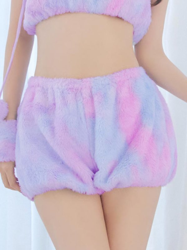 画像30: 【即日発送】【ハロウィン】パステルもこもこバニー【コスプレ7点セット】【フリーサイズ/6カラー】[OF03]