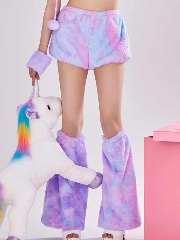 画像13: 【即日発送】【ハロウィン】パステルもこもこバニー【コスプレ7点セット】【フリーサイズ/6カラー】[HC03]