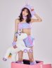 画像8: 【即日発送】【ハロウィン】パステルもこもこバニー【コスプレ7点セット】【フリーサイズ/6カラー】[OF03/OF04]