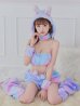 画像2: 【予約 / 9月下旬発送予定】【送料無料！】【ハロウィン】パステルもこもこバニー【コスプレ7点セット】【フリーサイズ/6カラー】[OF03] (2)