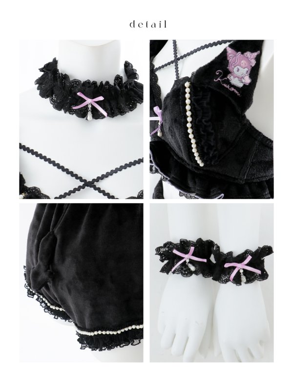 画像25: 【即日発送】【サンリオ】クロミランジェリーセットアップルームウェア【S-L/1カラー】[OF03]