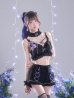 画像9: 【即日発送】【送料無料！】【サンリオ】クロミランジェリーセットアップルームウェア【S-L/1カラー】[HC02]ゆりにゃ着用 (9)