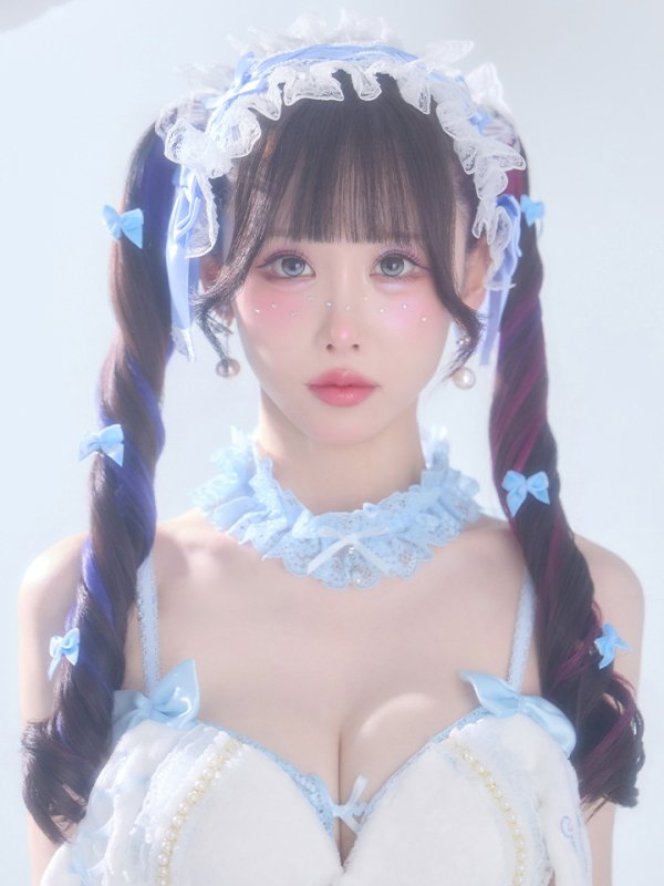 画像19: 【即日発送】【送料無料！】【サンリオ】シナモロールランジェリーセットアップルームウェア【S-L/1カラー】[HC02]ゆりにゃ着用