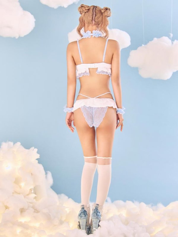 画像21: 【即日発送】【サンリオ】シナモロールランジェリーセットアップルームウェア【S-L/1カラー】[OF03]