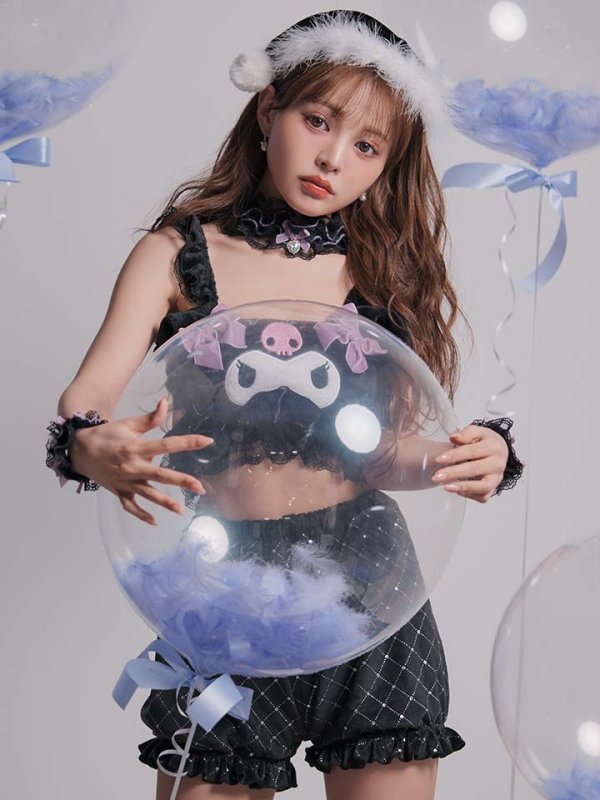 画像12: 【即日発送】【サンリオ】クロミセットアップルームウェア【S-L/1カラー】[OF03]