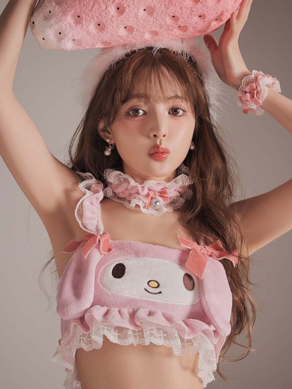 画像14: 【即日発送】【サンリオ】マイメロディセットアップルームウェア【S-L/1カラー】[OF03]