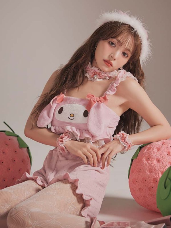 画像18: 【即日発送】【サンリオ】マイメロディセットアップルームウェア【S-L/1カラー】[OF03]